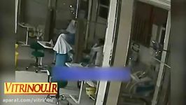 فیلم ضرب شتم کتک زدن بیمار بخش ICU بیمارستان تبریز