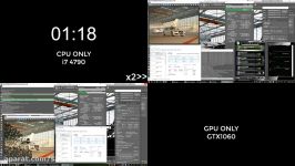 CPU i7 4790 vs GPU gtx1060 Render in 3dsmax 2017  VRay 3.40.01