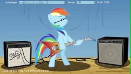 Rainbow Dash guitar Rainbow Factory