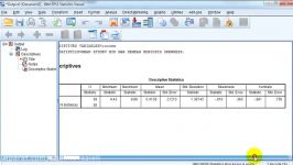 تحلیل آماری آماره های توصیفی، SPSS، تبریز