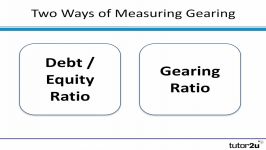 Ratio Analysis  Gearing