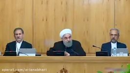 واکنش حسن روحانی به تحریم ها تهدیدهای جدید حتماً پاسخ لازم را می دهیم