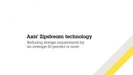 Zipstream technology Axis  تکنولوژی زیپ استریم  اکسیس