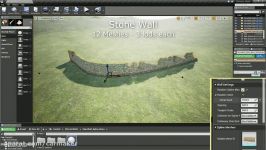 Spline Based Wall Kit UE4 Marketplace