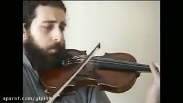 To the end of attendance for violin solo posed by payman fakharianپیمان ف