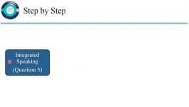 مراحل پاسخگویی به سوال سوم اسپیکینگ تافل اینترنتی