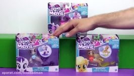 My Little Pony The Movie SEA PONIES Princess Twilight Sparkle Applejack Rarity Mermaid Toys