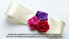 Create a Floral Satin Ribbon Headband  DIY Style  Guidecentral