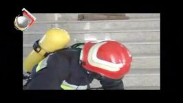مانور امداد نجات سازمان آتش نشانی خدمات ایمنی شهرداری ک