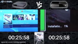 Installation des jeux sur PS4 vs Xbox One Need For Speed Rivals