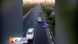 حرکت خودروها برخلاف جهت خیابان در تهران