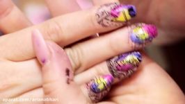 Acrylic Nail Design MadamLuck Graffiti Nails