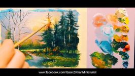 OIL PAINTING  Landscape  Tutorial