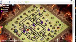 Attack Strategy TH9 Brutal Attack  Clash of Clans