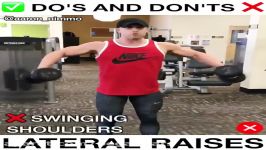 اجرای درست حرکت lateral Raises در بدنسازی