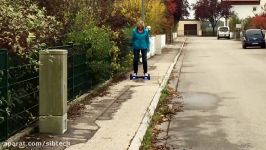 Erste Fahrt auf dem Smart Balance Wheel  Smart Electric Scooter  Hoverboard