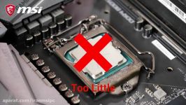 آموزش نصب خنک کننده پردازنده CPU توسط MSI