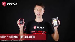 آموزش نصب SSD هارد دیسک SATA توسط MSI