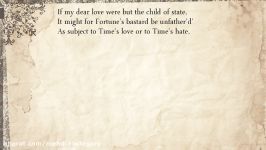 Sonnet 124 If my dear love were but the child of state