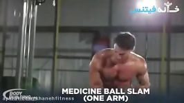 One Arm Medicine Ball Slam Exercise Guide and Video new