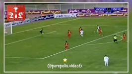 گل فرشاد احمدزاده به نفت تهران  گل دوم پرسپولیس