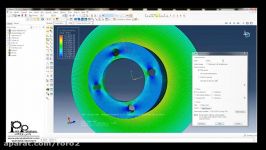 Abaqus simple Break Disc rotational force tutorial