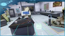 گیم پلی بازی The LAB برای VIVE  مینی گیم SLINGSHOT