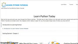 Python Tutorial Introduction To Learn Python Tutorial