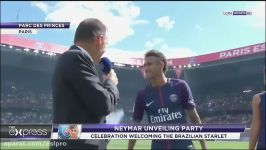 Neymar Official PSG Presentation 05082017