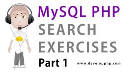 1. MySQL PHP Search Programming Create and Populate Example Tables Script