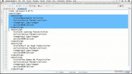 Web data tutorial Retrieving and displaying XML data  lynda.com