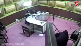 لحظه حمله قلبی مجری زن در اجرای زنده خبر گلستان