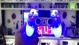 دسته ps4به همراه LED  