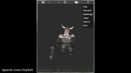 Android HD Model Viewer  Animation Preview