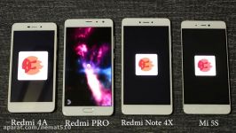 XIAOMI  Mi5S vs Redmi PRO vs Redmi 4A vs Redmi Note 4X  Antutu  Geekbench  Tests