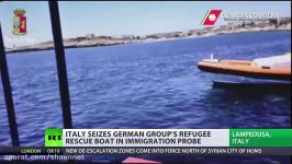 Libyan Migrant Smugglers Italy seizes German rescue boat in immigration probe