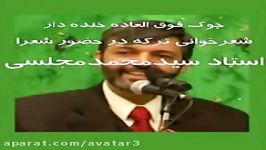 خنده دار ترین جوک ترکی بنام شعرخوانی ترکه استاد سیدمحمدمجلسی در عیدالزهرا