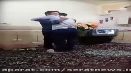 لحظه خداحافظی شهید مدافع حرم محسن حججی خانواده