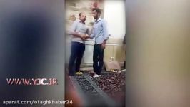 لحظه خداحافظی شهید مدافع حرم محسن حججی خانواده