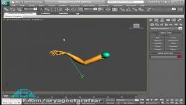 آموزش انیمیشن سازی در 3DS Max  زمانبندی فاصله درس 2