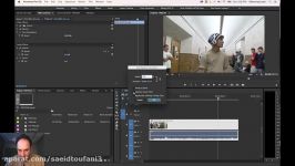 57 Adobe Premiere Training  سعید طوفانی  آموزش مونتاژ فیلم صدا  Slow Motion