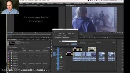 59 Adobe Premiere Training  سعید طوفانی  آموزش مونتاژ فیلم صدا  Title Roll