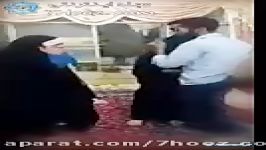 لحظه خداحافظی شهید مدافع حرم محسن حججی خانواده...