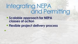 Innovation Spotlight Integrating NEPA and Permitting