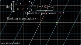 Eigenvectors and eigenvalues  Essence of linear algebra chapter 10