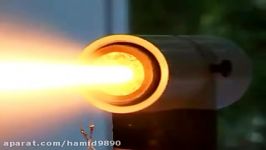 D12 5 Model Rocket Engine Burn Slow Motion