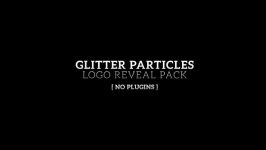پروژه نمایش لوگو افترافکت Glitter Particles Logo Reveal
