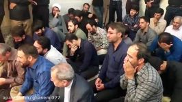 روضه خوانی سیدرضانریمانی در منزل شهید مدافع حرم محسن حججی