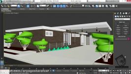 آموزش رندرینگ خارجی 3DS Max  نورپردازی تنظیم خورشید