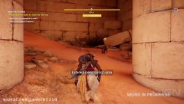 گیم پلی بازی assassin creed origins در xboxe x